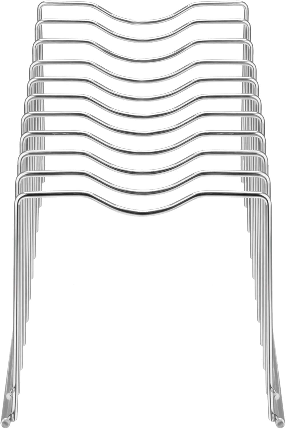 Pot Pan Lid Holder Rack Organizer, Kitchen Dish Plate Storage Organizer Drying Rack, Bakeware Pot Lid Rack Holder Organizer, Pantry and Cabinet Holder,Set of 2